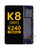 LCD Assembly with Frame for LG K8 (2017) / X240 (BLACK) (Premium)