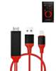 Display 2in1 Cable for HDMI & USB-A / L (HDTV / Charging & Data) (3ft) (Only Ground Shipping)