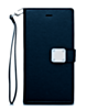 Elegant Leather Wallet Case - DARK BLUE for iPhone 12 Mini (Only Ground Shipping)