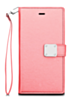 Elegant Leather Wallet Case - PINK for iPhone 12 Mini (Only Ground Shipping)