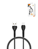 LDNIO LS481 USB A-L Non-MFI Fast Charging Data Cable (GRAY) (3ft) (12W) (Only Ground Shipping)