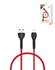 LDNIO LS481 USB A-L Non-MFI Fast Charging Data Cable (RED) (3ft) (12W) (Only Ground Shipping)