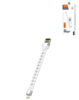 LDNIO LS50 USB A-L Non-MFI TPE Bracelet Charging Cable (WHITE) (0.5ft) (12W) (Only Ground Shipping)