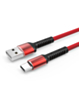 LDNIO LS63 USB A-C Braided Charging Data Cable (RED) (3ft) (12W) (Only Ground Shipping)