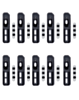 Loud Speaker & Microphone Mesh for iPhone X (White) (10 Pack)