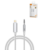 LDNIO LSY82i Lightning to AUX Audio Adapter (6ft) (WHITE) (Only Ground Shipping)