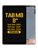 LCD Assembly without Frame for Lenovo Tab M8 8'' (2nd Gen 2019 / 3rd Gen 2021 / 4th Gen 2022) (Premium)