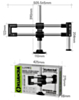 LuoWei Xuanjia Dual Axis Double Suspension Microscope Swing Arm (Only Ground Shipping)