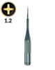 LuoWei Tomahawk High Precision Magnetic Screwdriver - Cross 1.2 (Not Returnable)