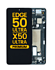 OLED Assembly with Frame for Motorola Moto Edge 50 Ultra / X50 Ultra (XT2401-2) (BLACK BEAUTY) (Premium)