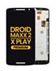 LCD Assembly with Frame for Motorola Droid Maxx 2 (XT1565) / Moto X Play (XT1561) (BLACK) (Premium)