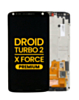 LCD Assembly with Frame for Motorola Droid Turbo 2 (XT1585) / X Force (XT1580) (BLACK) (Premium)