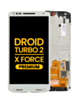 LCD Assembly with Frame for Motorola Droid Turbo 2 (XT1585) / X Force (XT1580) (WHITE) (Premium)
