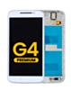 LCD Assembly with Frame for Motorola Moto G4 (XT1625) (WHITE) (Premium)