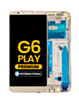 LCD Assembly with Frame for Motorola Moto G6 Play (XT1922-2-4-5) (International Version) (GOLD) (Premium)