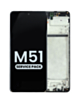 OLED Assembly with Frame for Galaxy M51 (M515 / 2020) (BLACK) (Service Pack)