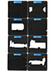 MaAnt 0.12mm Motherboard Middle Layer BGA Reballing Stencil Platform Set for iPhone X to 15 Pro Max (Only Ground Shipping)