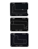 MaAnt 0.12mm Motherboard Middle Layer BGA Reballing Stencil Platform Set for iPhone X to 15 Pro Max (Only Ground Shipping)
