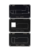 MaAnt 0.12mm Motherboard Middle Layer BGA Reballing Stencil Platform Set for iPhone X to 15 Pro Max (Only Ground Shipping)