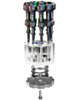 MECHANIC R10 Double Bearing 360 Degree 9-hole Crystal Storage Storage (Not Returnable) (Only Ground Shipping)