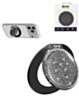 EVO CrystalRing Magnetic Glitter Phone Grip Stand Compatible with Wireless Charging (BLACK) (Only Ground Shipping)