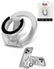 EVO FlexRing Magnetic Phone Holder with Kickstand Support & Wireless Charging (SILVER) (Only Ground Shipping)