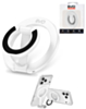 EVO FlexRing Magnetic Phone Holder with Kickstand Support & Wireless Charging (WHITE) (Only Ground Shipping)