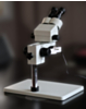 0.7-4.5x Trinocular Industrial Stereo Microscope with LED Lights and WF10X/20 Widefield Eyepieces (Only Ground Shipping)