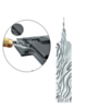 MIJING Forged Blade DP-19 Hand Polished Non-Magnetic (Not Returnable)