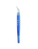 MIJING High Temperature Resistance Anti-Static Ceramic Tweezer - Curved Head