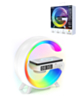 Mini G Table Lamp & Fast Wireless Charging & Bluetooth Speakers (15W) (Only Ground Shipping)