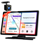 9'' USB-C Interface for CarPlay and Android Auto with Front + Rear Camera Recording (Only Ground Shipping)