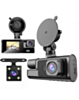 Night Vision Full HD Dash Cam with (1800 mAh) Battery (1280*720P / 30FPS) (Front / In-Cabin / Tail Camera) (Only Ground Shipping)