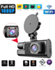 Night Vision Full HD Dash Cam with (1800 mAh) Battery (1280*720P / 30FPS) (Front / In-Cabin / Tail Camera) (Only Ground Shipping)