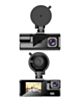 Night Vision Full HD Dash Cam with (1800 mAh) Battery (1280*720P / 30FPS) (Front / In-Cabin / Tail Camera) (Only Ground Shipping)