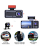 Night Vision Full HD Dash Cam with (1540 mAh) Battery (1280*720P / 30FPS) (Front / In-Cabin / Tail Camera) (Only Ground Shipping)