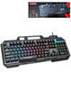 Iron-Plate Lightning Style RGB Full Size Gaming Keyboard (T16) (Only Ground Shipping)