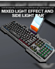 Iron-Plate Lightning Style RGB Full Size Gaming Keyboard (T16) (Only Ground Shipping)