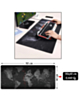 World Map Locked-Edge Mouse Pad (90x40cm) (2mm Thickness) (Only Ground Shipping)