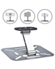 Carbon Steel Heavy-Duty Projector Stand with Coldshoe Connector (Only Ground Shipping)