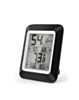 Electronic Digital Thermometer and Hygrometer Clock (BLACK) (Only Ground Shipping)