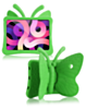 Butterfly Shockproof Kids Case - GREEN for iPad Mini 6 / 7 (A17 Pro) (Only Ground Shipping)