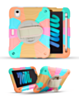 Hand Adjustable Heavy Duty Case with Shoulder Strap - RAINBOW for iPad Mini 6 / 7 (A17 Pro) (Only Ground Shipping)