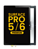LCD Assembly without Frame for Microsoft Surface Pro 6 (1807) / Pro 5 (1796)  (BLACK) (Premium)