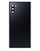 Back Glass with Camera Lens and Adhesive for Galaxy Note 10 (NO LOGO) (AURA BLACK)