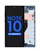 Order the LCD Assembly with Frame for Galaxy Note 10 N970 in Aura Black, Aftermarket Incell, does not support fingerprint.