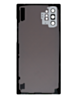 Back Glass with Camera Lens and Adhesive for Galaxy Note 10 Plus (NO LOGO) (AURA BLUE)