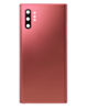 Back Glass with Camera Lens and Adhesive for Galaxy Note 10 Plus (NO LOGO) (AURA PINK)