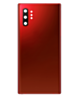 Back Glass with Camera Lens and Adhesive for Galaxy Note 10 Plus (NO LOGO) (AURA RED)