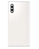 Order the Back Glass with Camera Lens and Adhesive for Galaxy Note 10 Plus in Aura White, no logo.